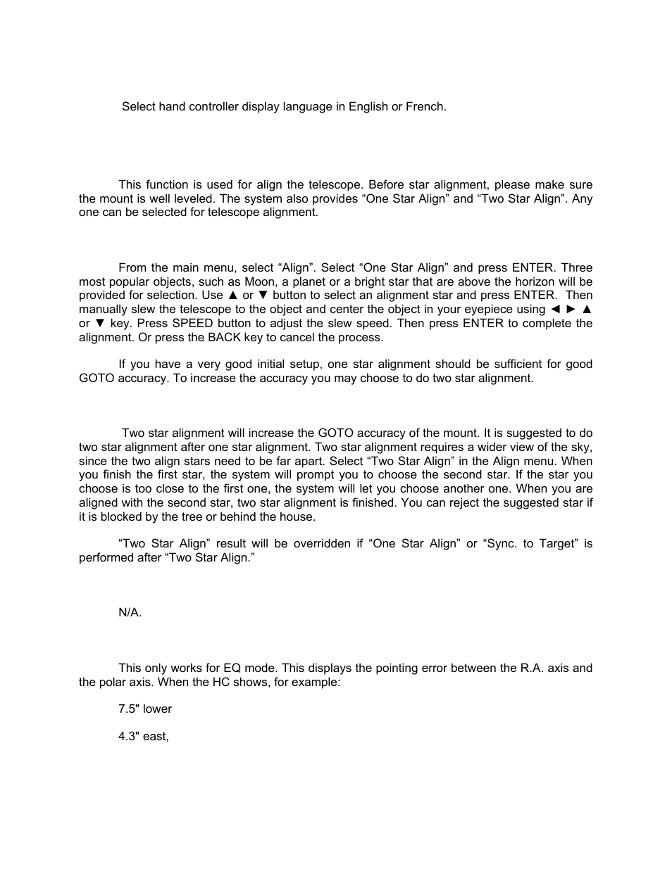 Align | iOptron SMARTSTAR CUBE 8603 User Manual | Page 23 / 48