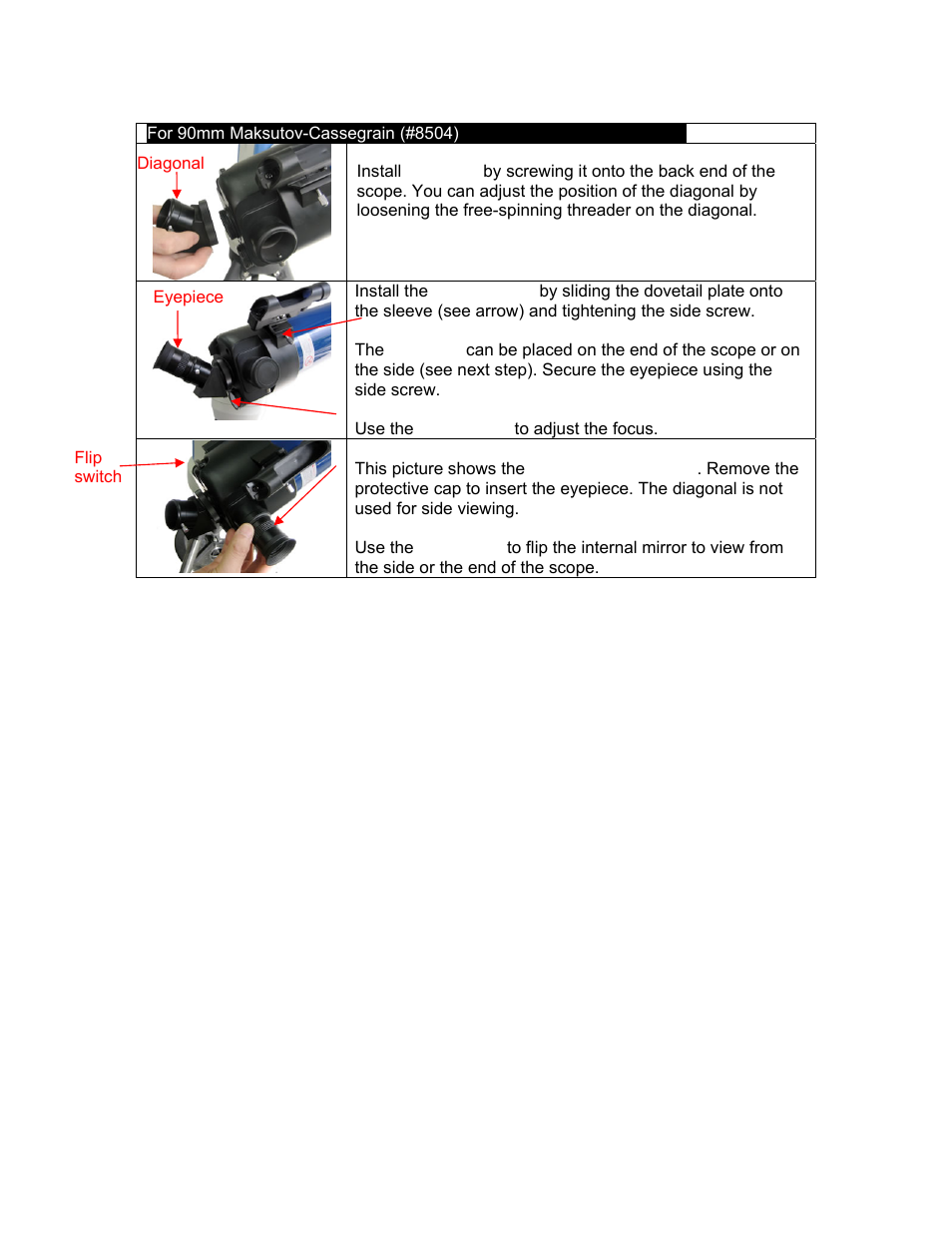 iOptron SMARTSTAR CUBE 8603 User Manual | Page 9 / 48