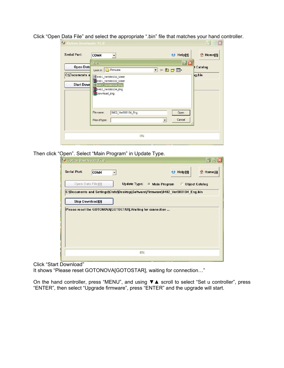 iOptron SmartStar MiniTower Pro User Manual | Page 39 / 47