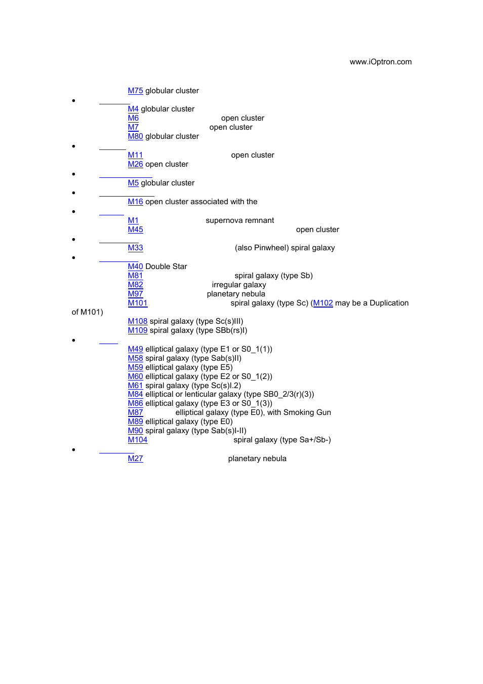 iOptron GoToNova 8401 User Manual | Page 21 / 35