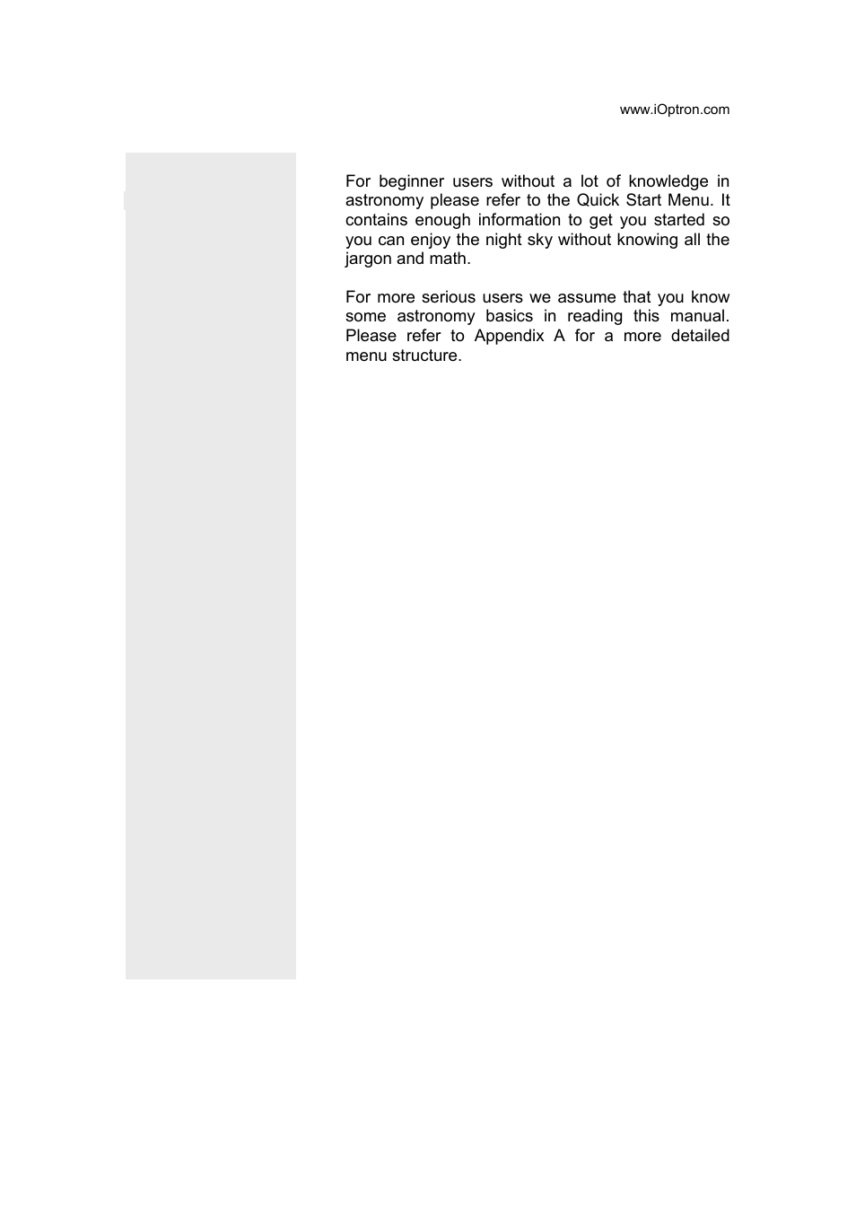 iOptron GoToNova 8401 User Manual | Page 4 / 35