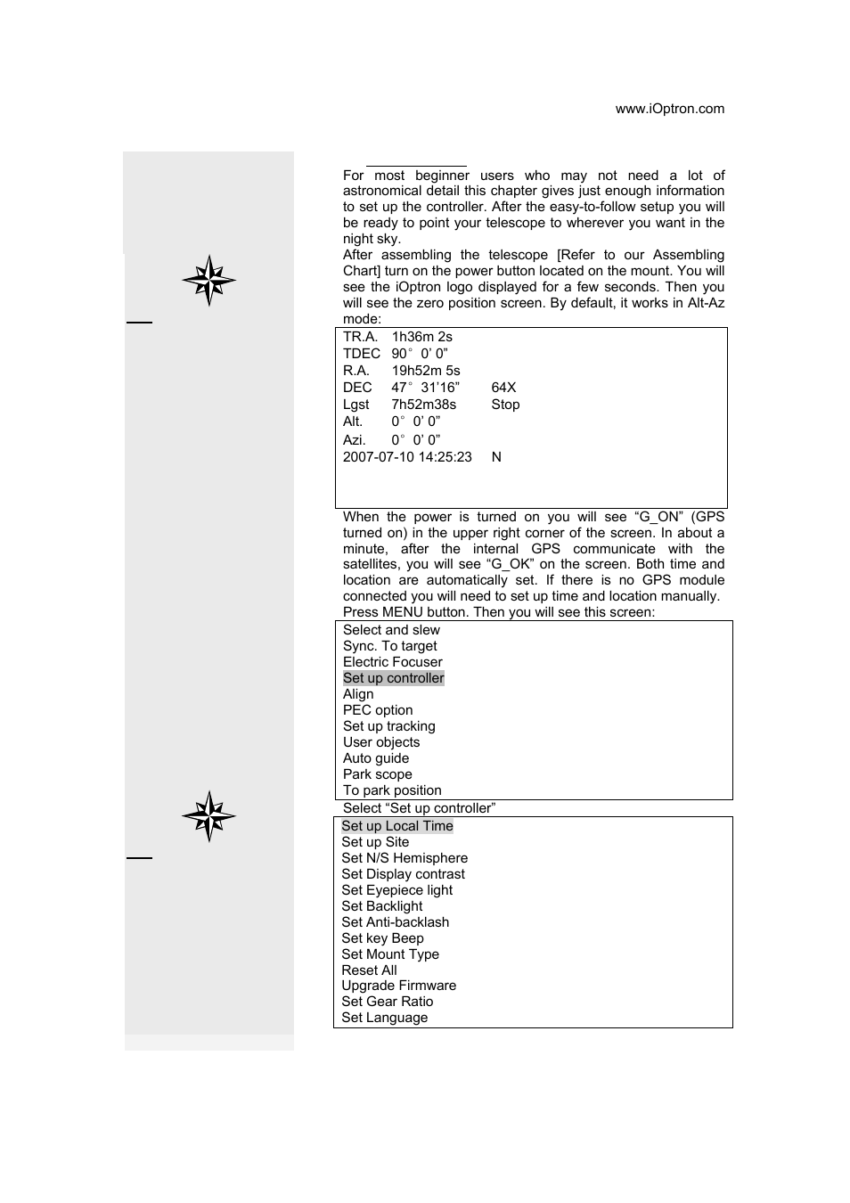 iOptron GoToNova 8401 User Manual | Page 7 / 35