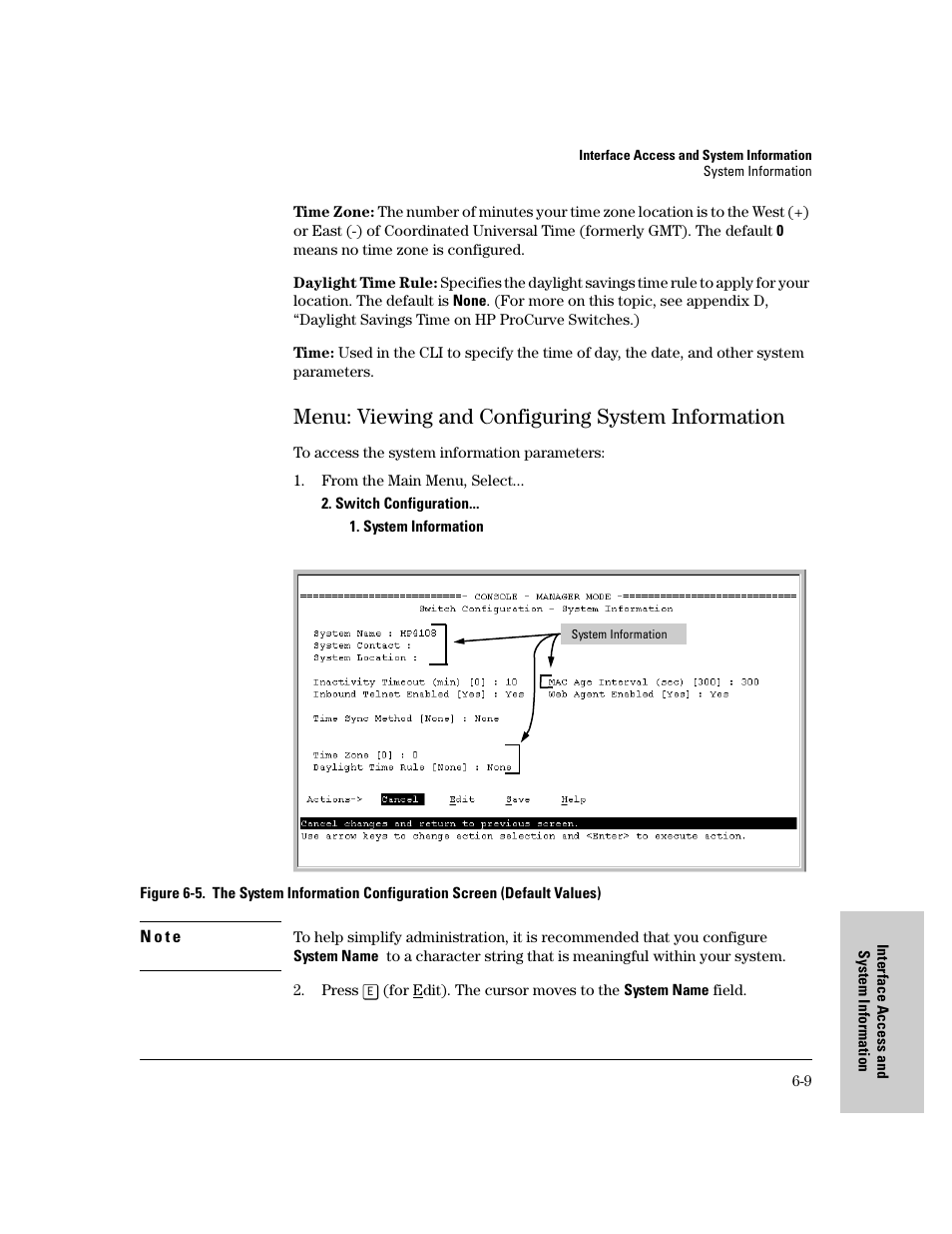 Menu: viewing and configuring system information | IronPort Systems 4108GL User Manual | Page 111 / 483