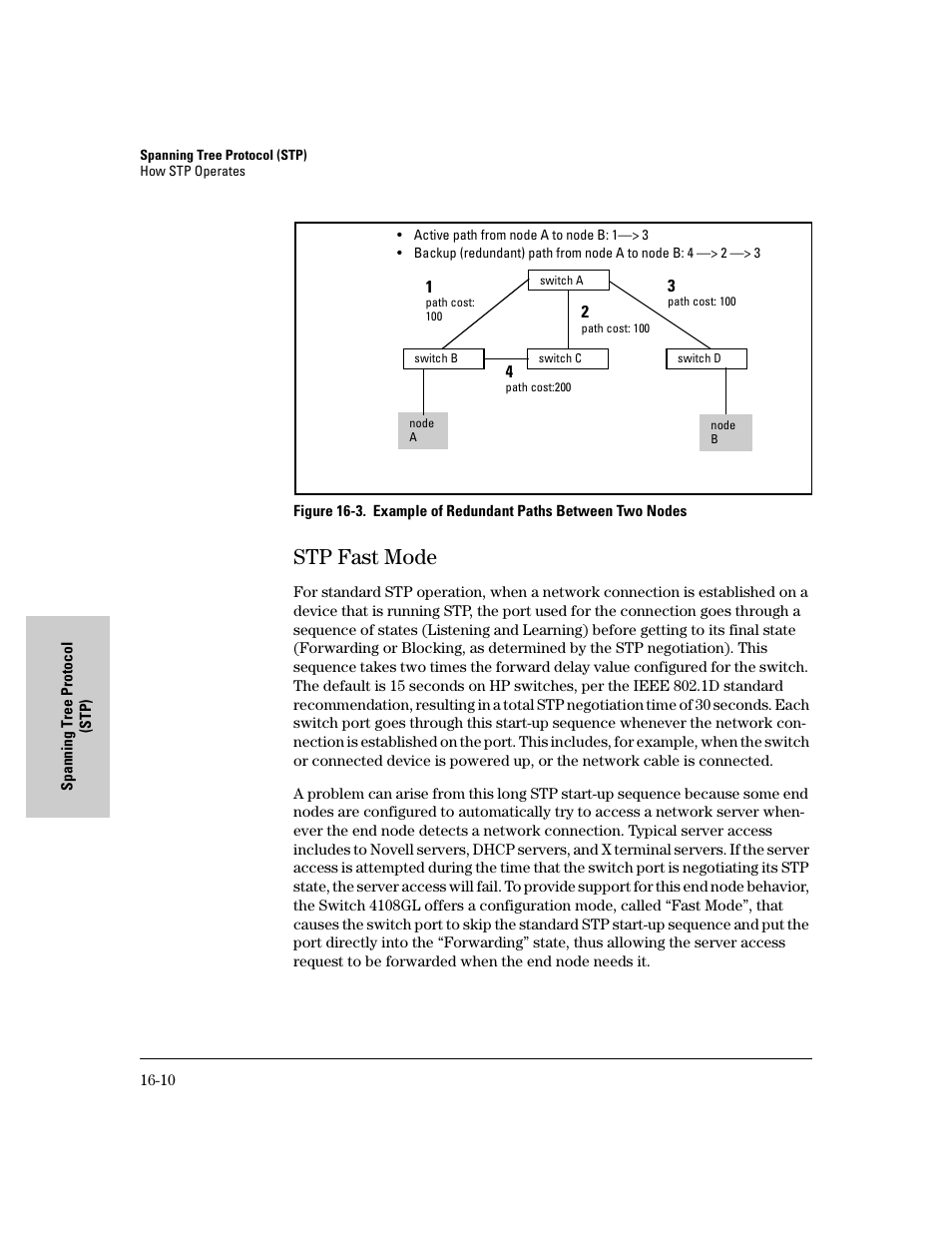 Stp fast mode, Stp fast mode -10, Stp fast mode” on | IronPort Systems 4108GL User Manual | Page 380 / 483