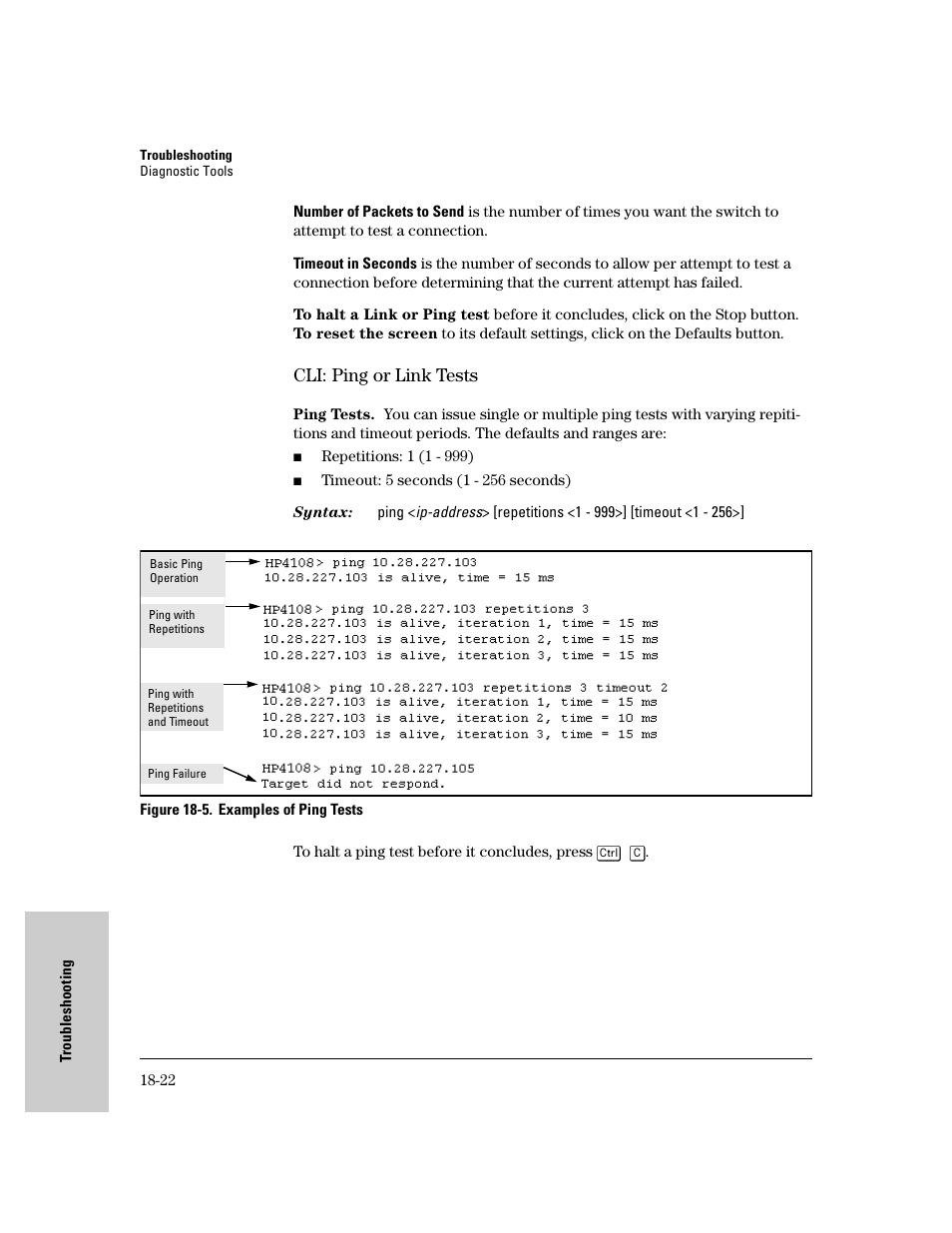 Cli: ping or link tests, Cli: ping or link tests -22 | IronPort Systems 4108GL User Manual | Page 434 / 483