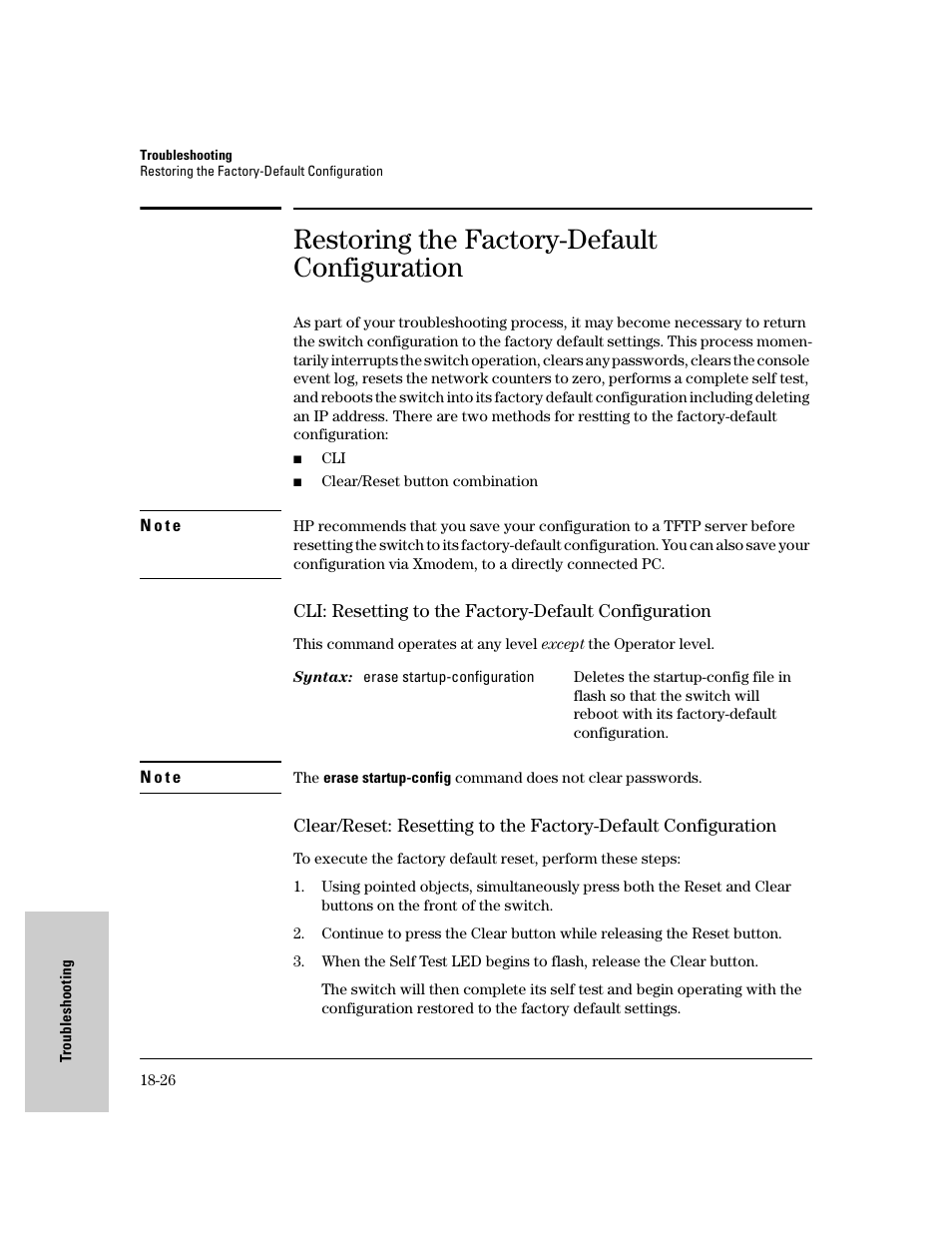 Restoring the factory-default configuration | IronPort Systems 4108GL User Manual | Page 438 / 483