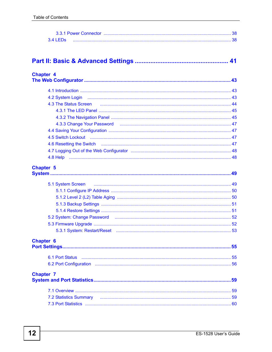 Part ii: basic & advanced settings | IronPort Systems ES-1528 User Manual | Page 12 / 170