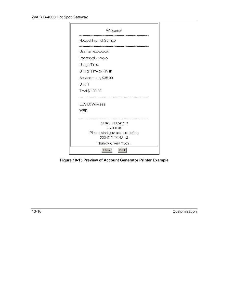 IronPort Systems ZyAIR B-4000 User Manual | Page 108 / 256