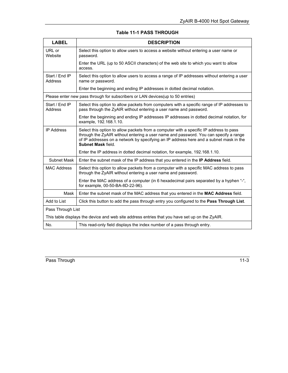 IronPort Systems ZyAIR B-4000 User Manual | Page 121 / 256