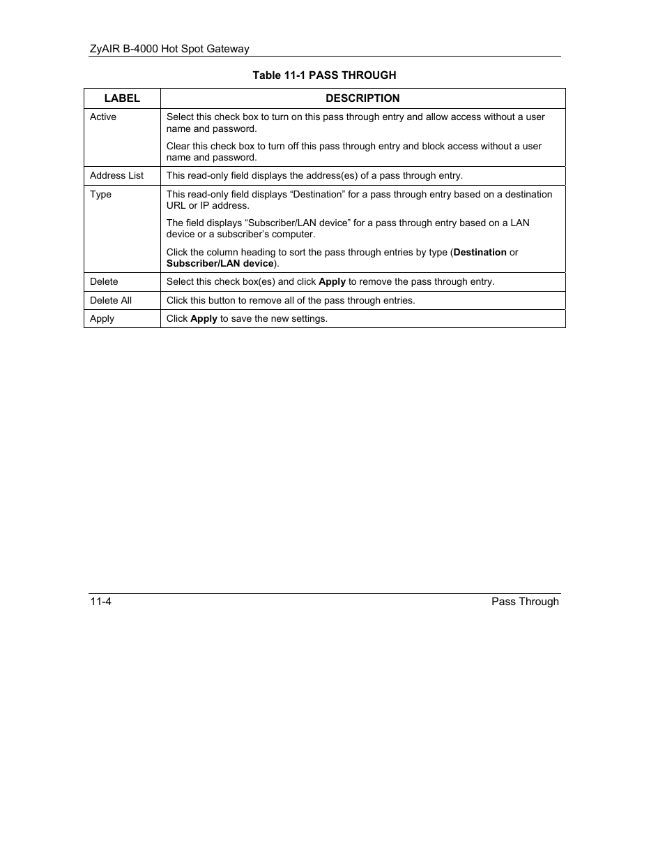 IronPort Systems ZyAIR B-4000 User Manual | Page 122 / 256