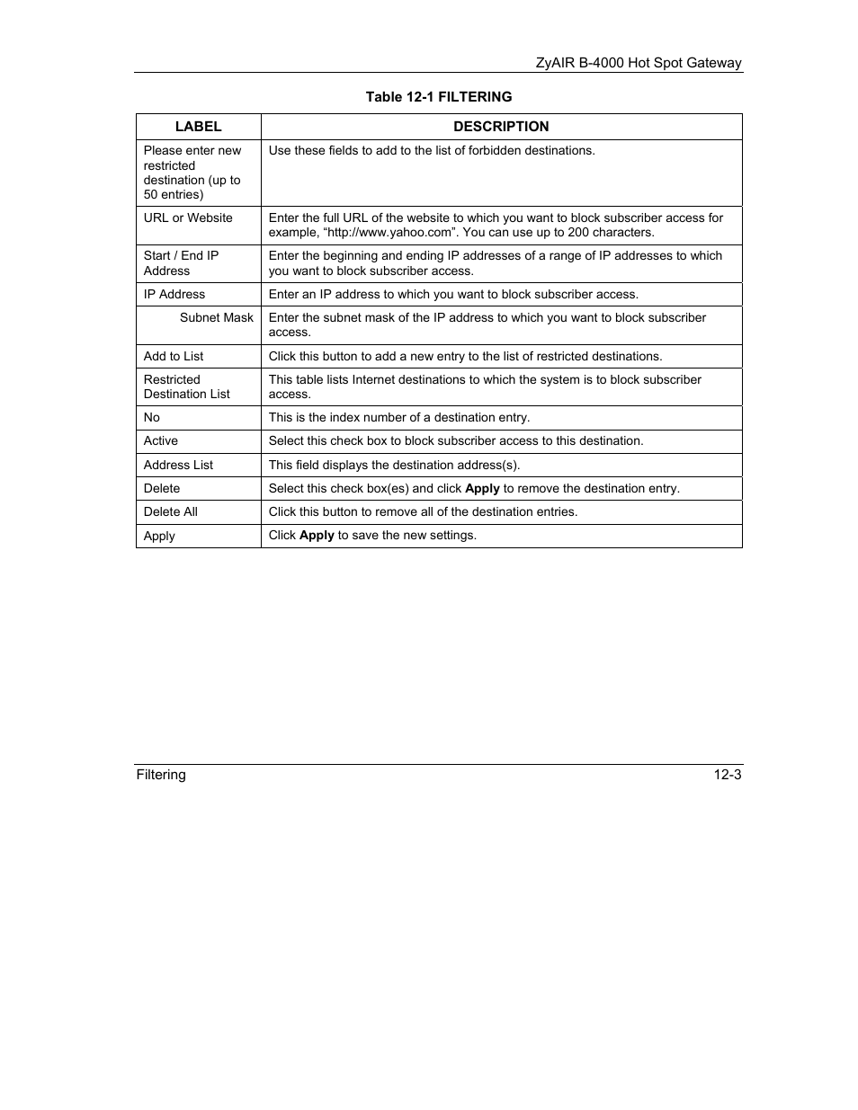 IronPort Systems ZyAIR B-4000 User Manual | Page 125 / 256