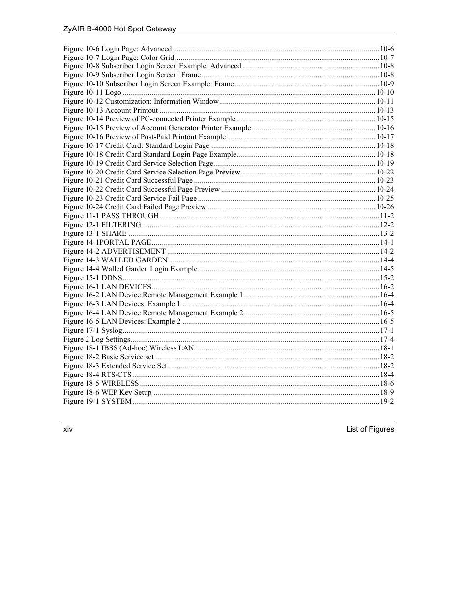 IronPort Systems ZyAIR B-4000 User Manual | Page 14 / 256