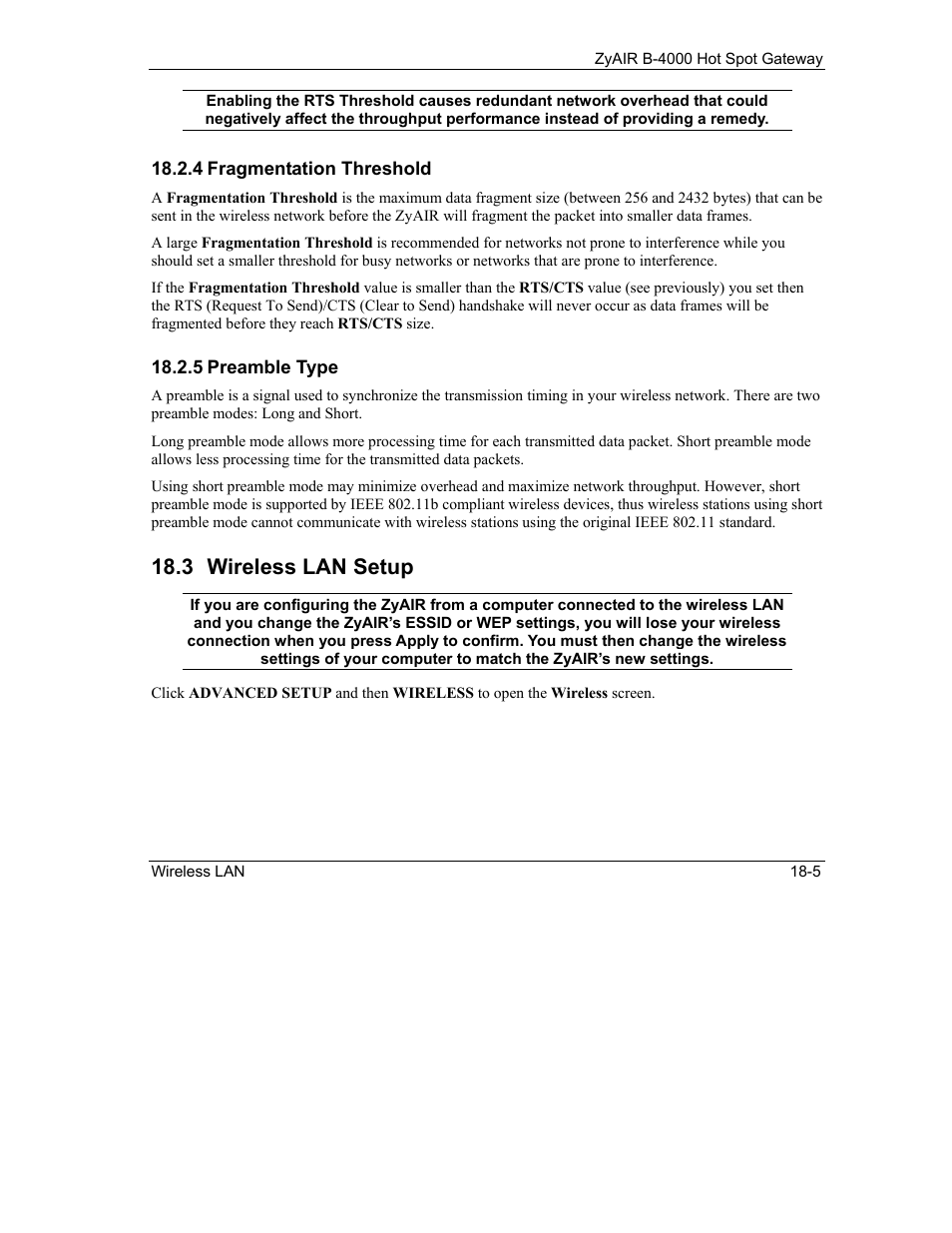 Wireless lan setup, 3 wireless lan setup | IronPort Systems ZyAIR B-4000 User Manual | Page 161 / 256