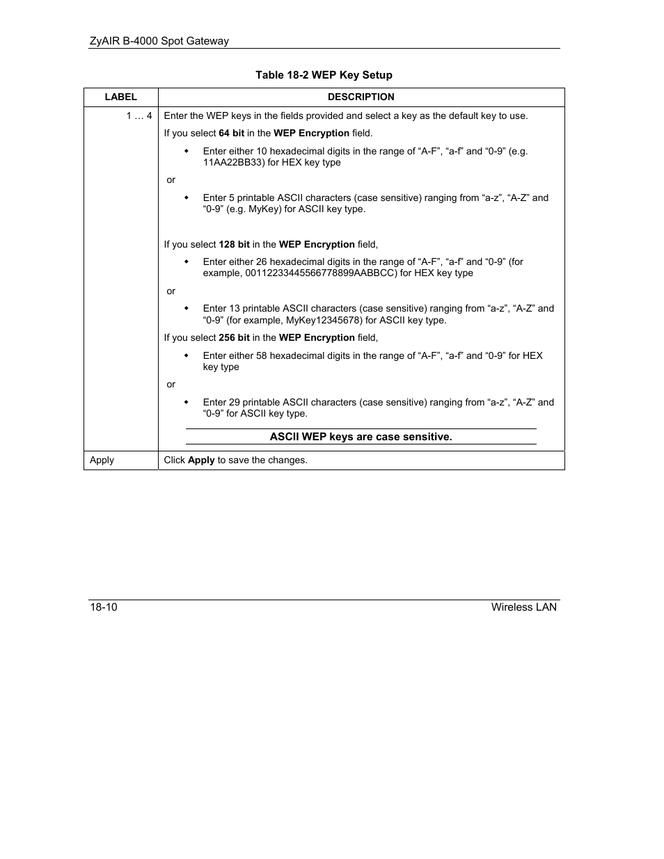 IronPort Systems ZyAIR B-4000 User Manual | Page 166 / 256