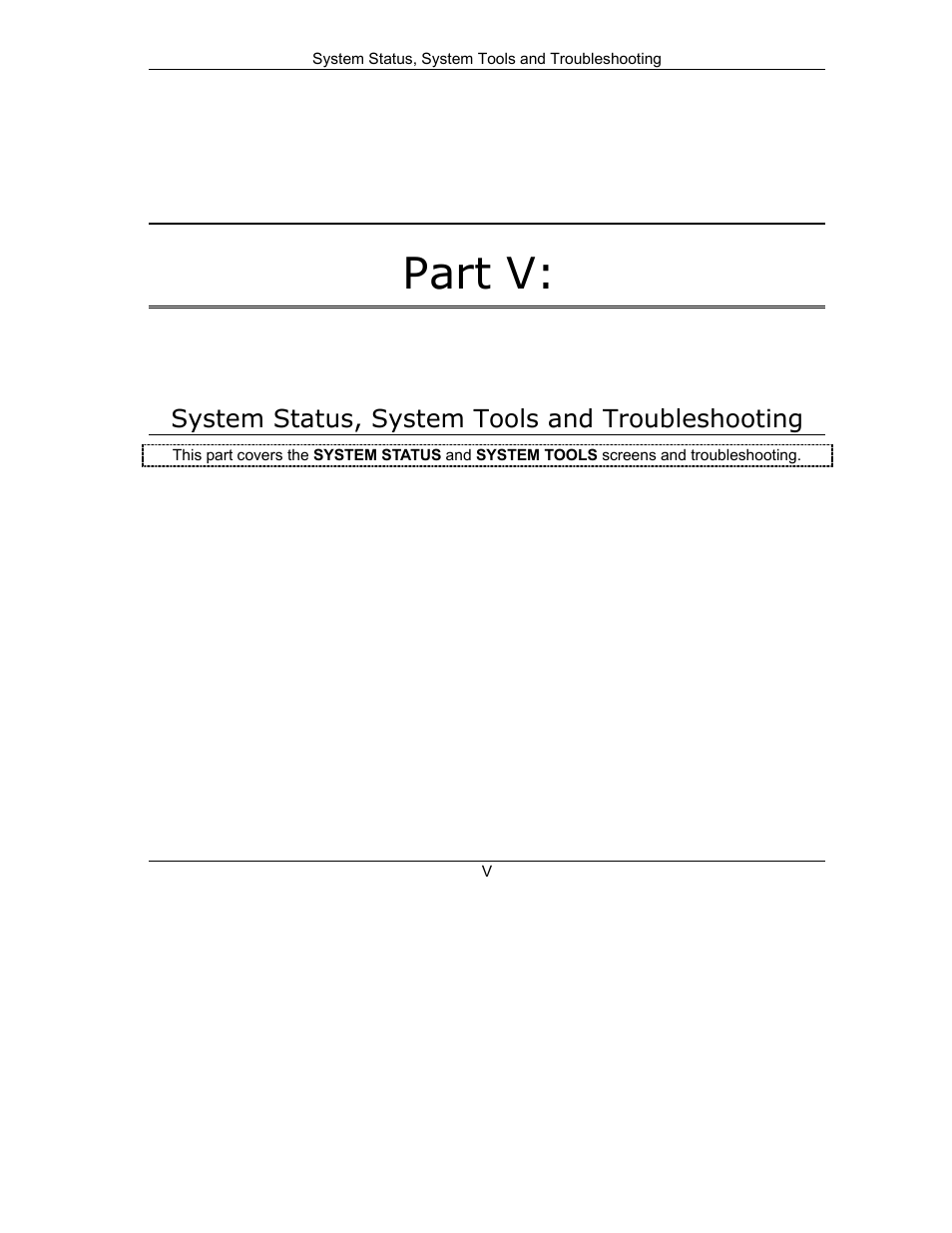 System status, system tools and troubleshooting, Part v | IronPort Systems ZyAIR B-4000 User Manual | Page 167 / 256