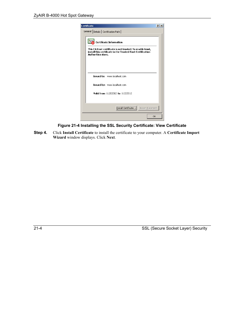 IronPort Systems ZyAIR B-4000 User Manual | Page 196 / 256