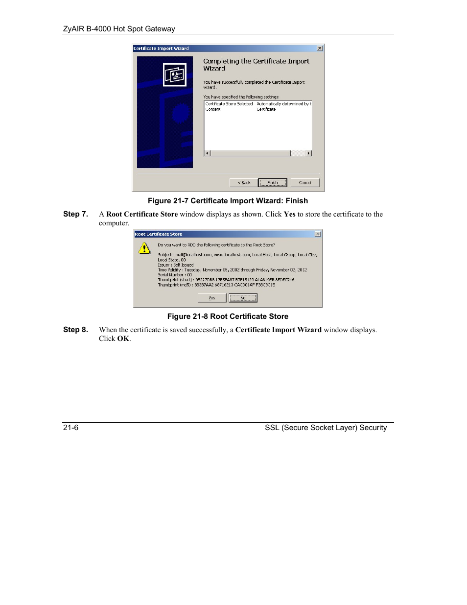 IronPort Systems ZyAIR B-4000 User Manual | Page 198 / 256