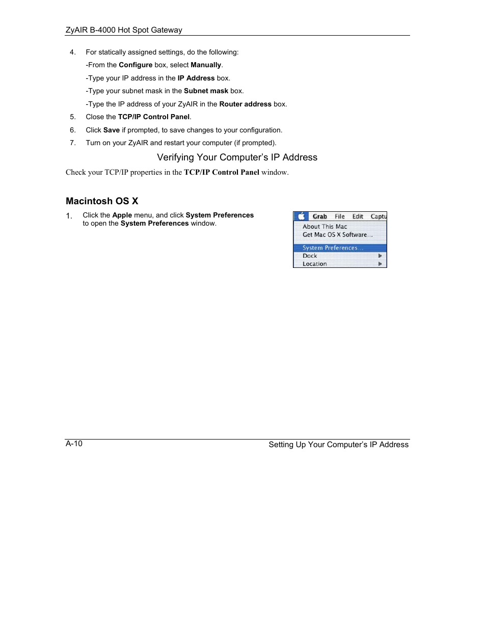 IronPort Systems ZyAIR B-4000 User Manual | Page 220 / 256