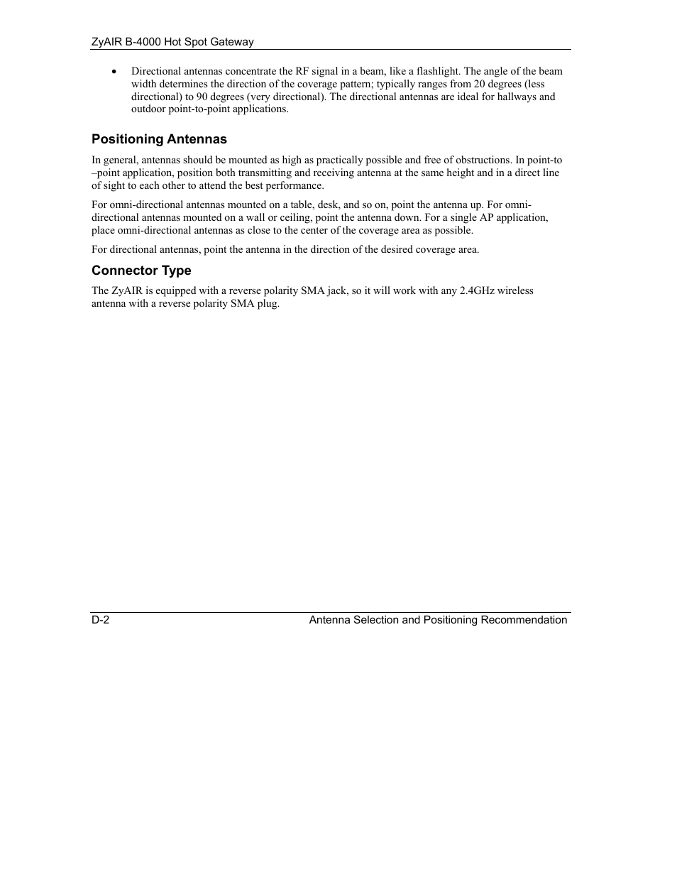IronPort Systems ZyAIR B-4000 User Manual | Page 232 / 256