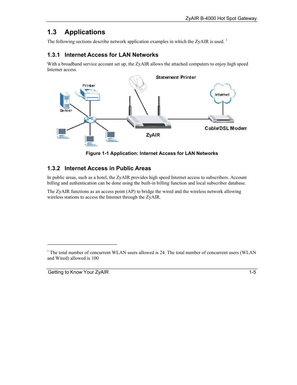 Applications, 3 applications | IronPort Systems ZyAIR B-4000 User Manual | Page 27 / 256