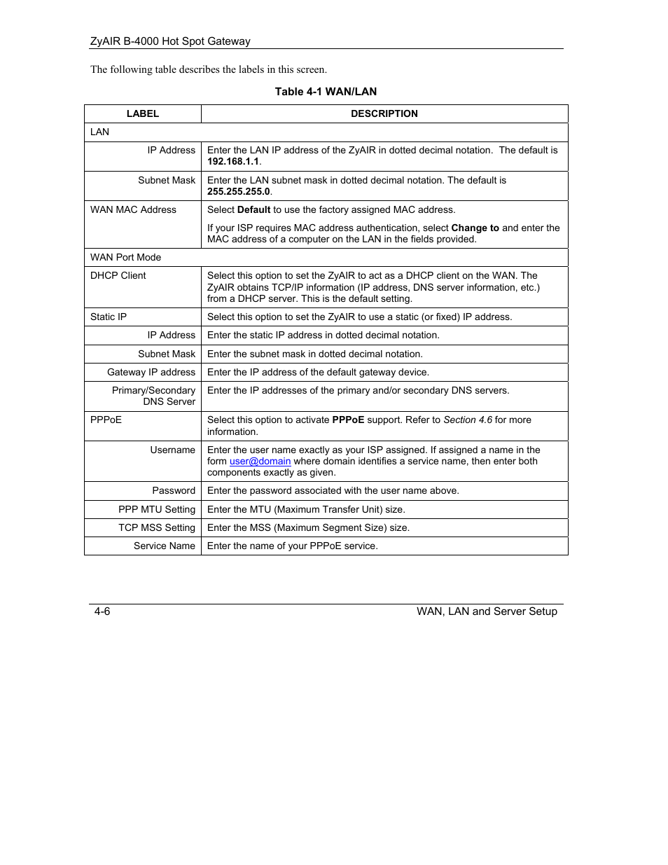IronPort Systems ZyAIR B-4000 User Manual | Page 54 / 256
