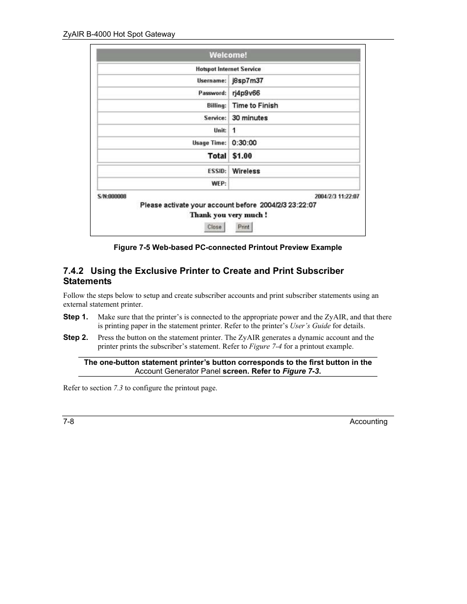 IronPort Systems ZyAIR B-4000 User Manual | Page 74 / 256