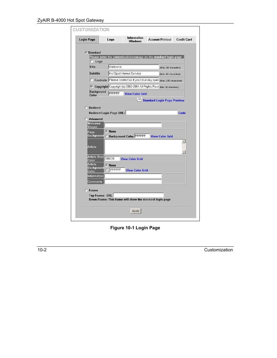 IronPort Systems ZyAIR B-4000 User Manual | Page 94 / 256