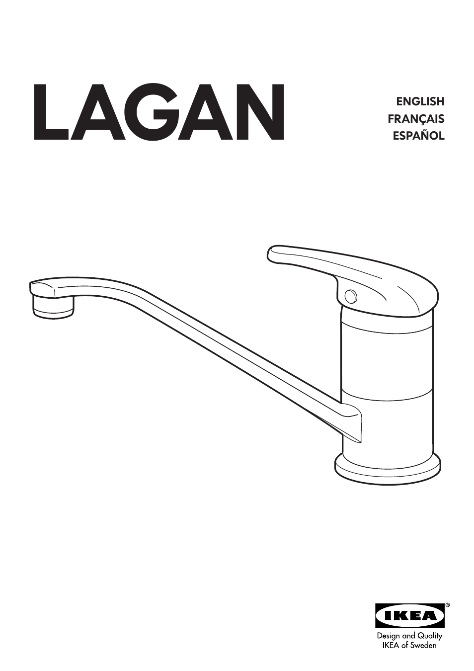 IKEA LAGAN AA-290704-1 User Manual | 8 pages