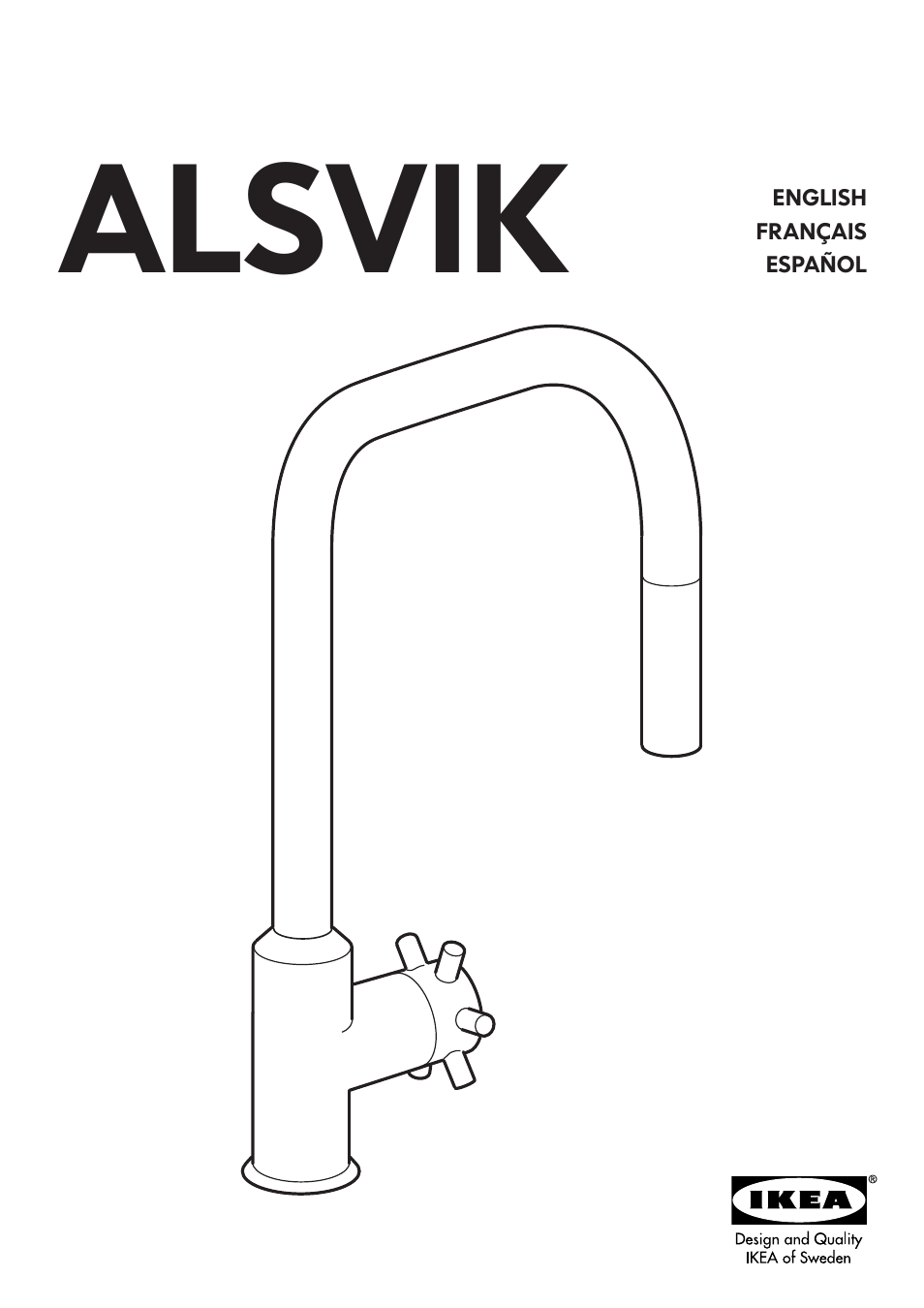 IKEA ALSVIK AA-289447-2 User Manual | 8 pages