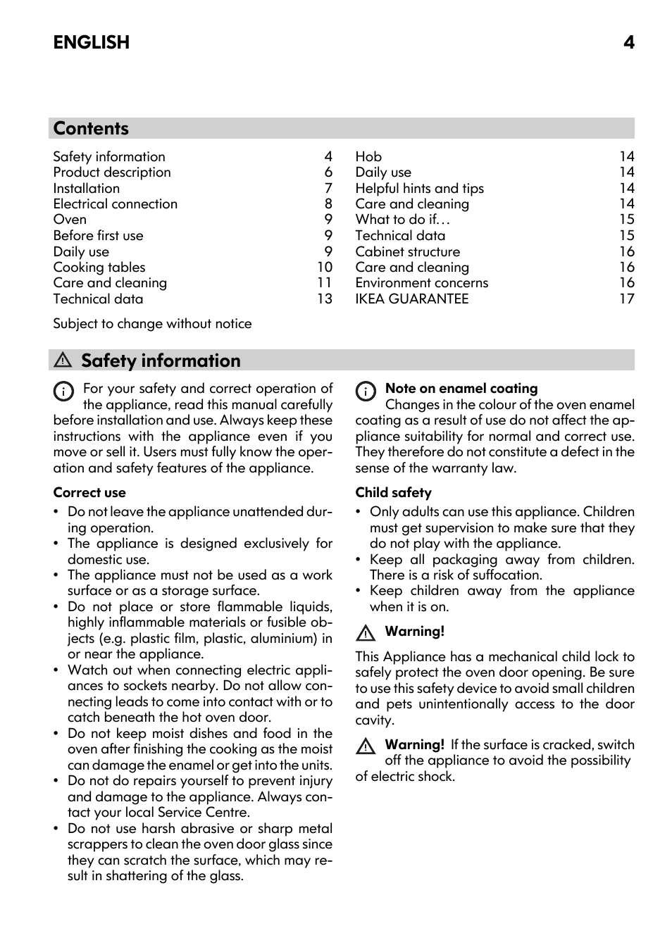 IKEA UDDEN CG3 User Manual | Page 4 / 20