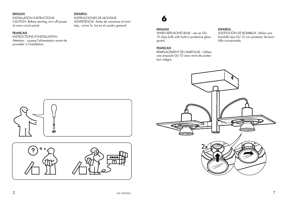 IKEA FUGA AA-122454-1 User Manual | Page 2 / 4
