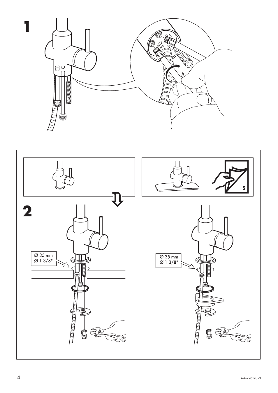 IKEA BAGVIK AA-220170-3 User Manual | Page 4 / 8