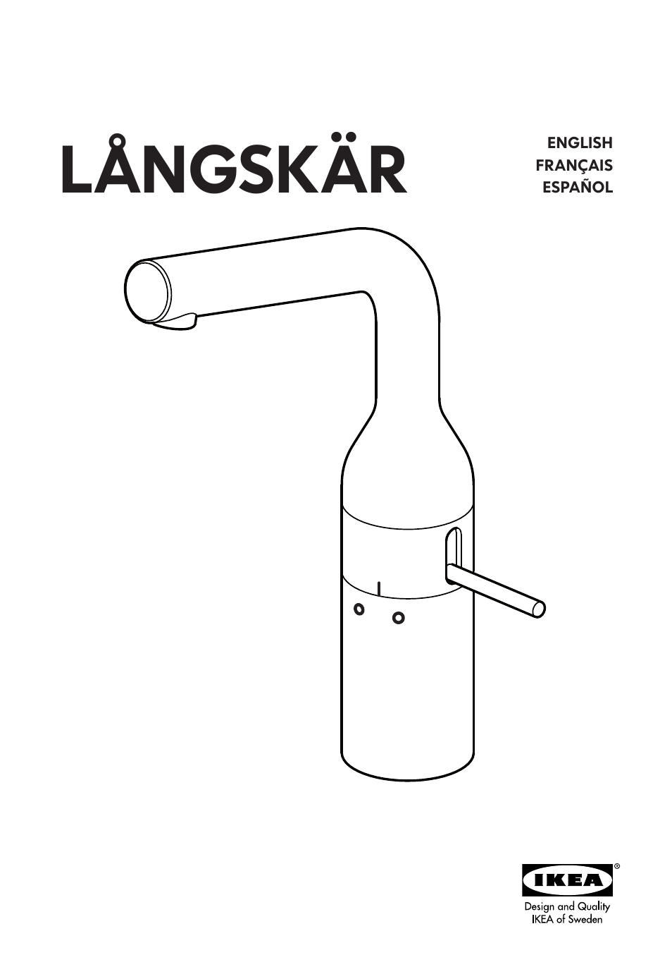 IKEA LANGSKAR AA-338821-2 User Manual | 12 pages