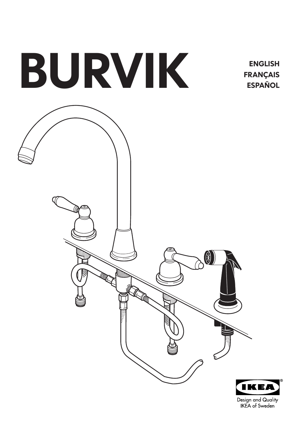 IKEA BURVIK AA-291229-1 User Manual | 12 pages