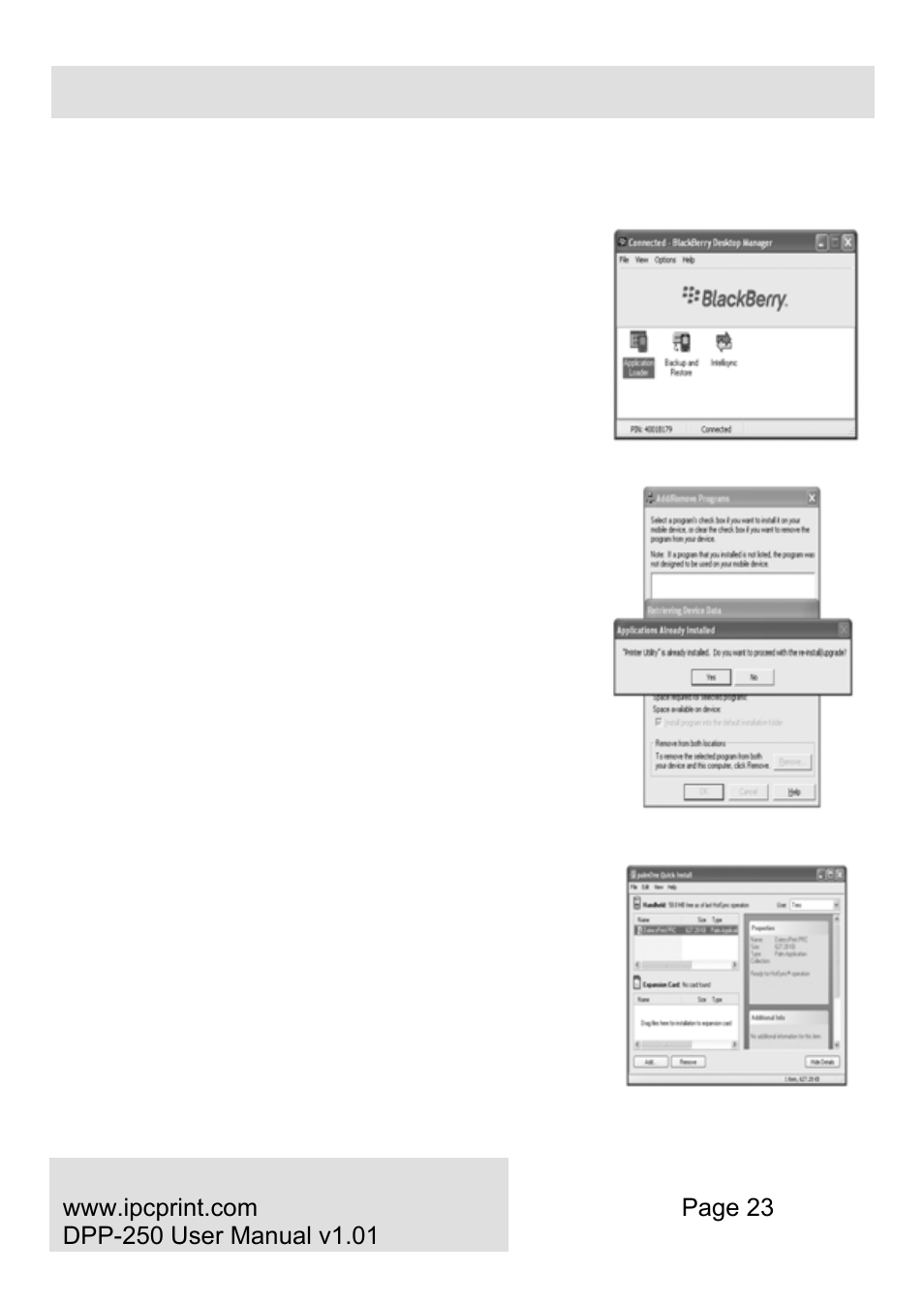 Loading drivers, Infinite peripherals, inc | Infinite Peripherals DPP-250 User Manual | Page 23 / 29