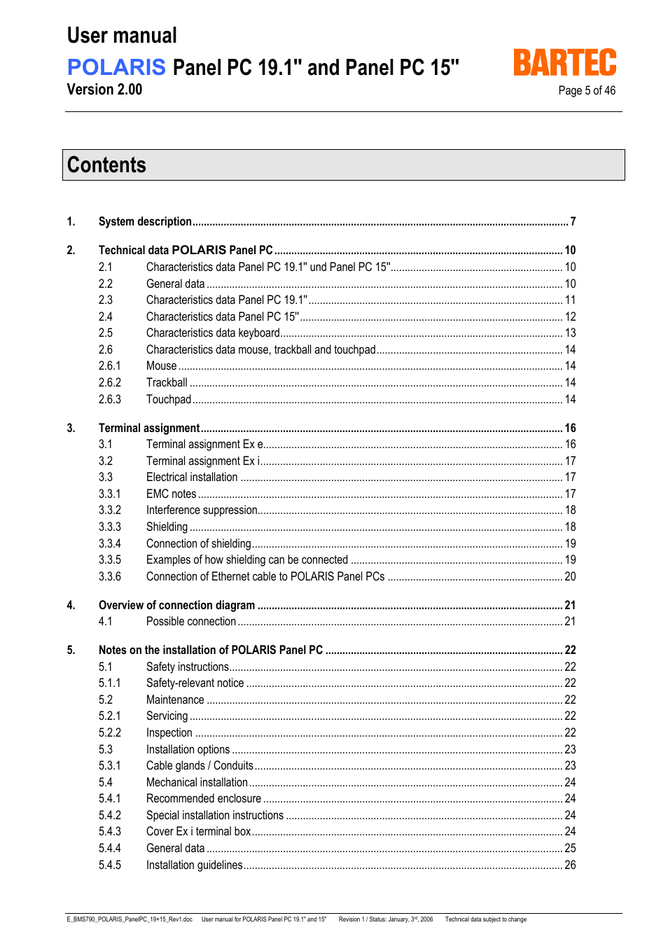 I-Data POLARIS Panel PC 19.1" User Manual | Page 5 / 46