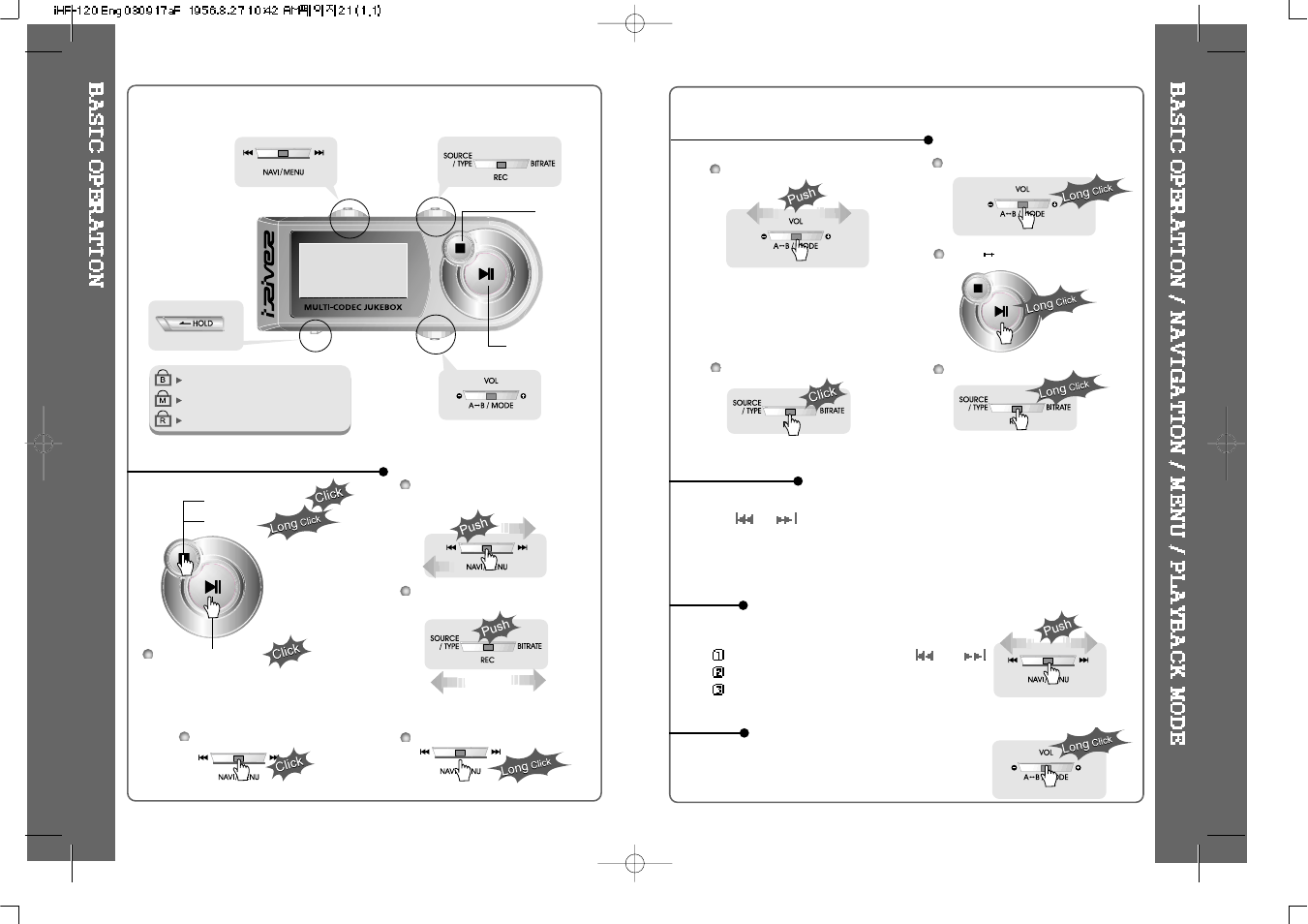 iRiver HP-120 User Manual | Page 11 / 30