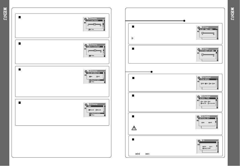 Timer (set auto power off) control | iRiver iHP-140 User Manual | Page 23 / 30