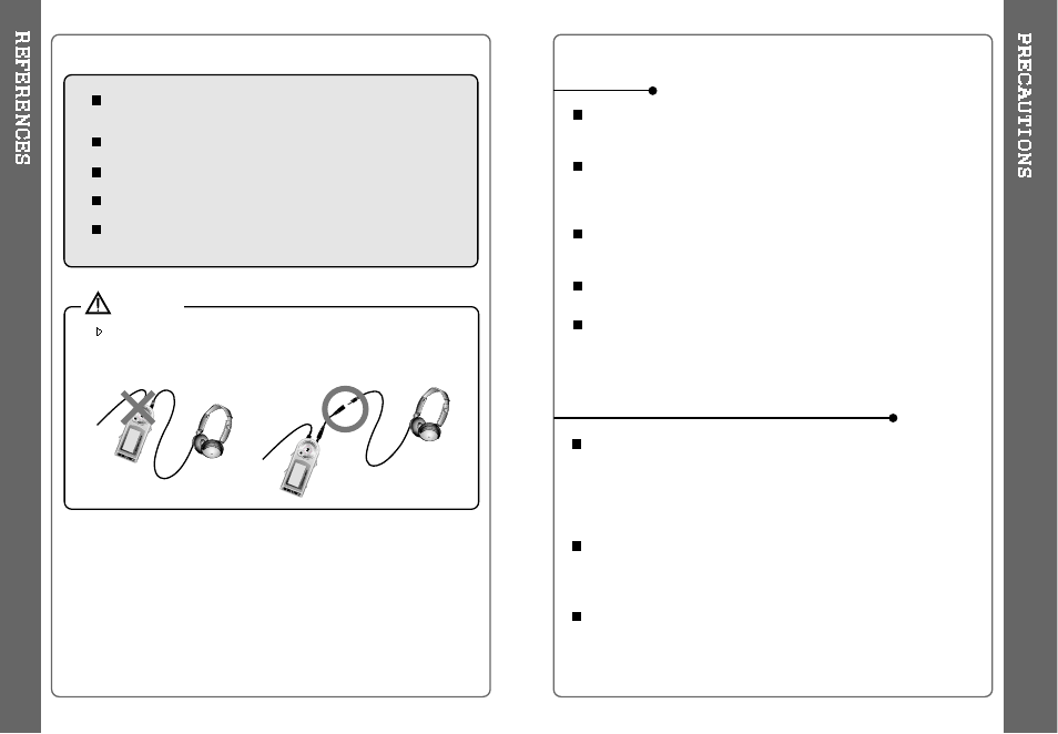 Safety on headphones and earphones | iRiver iHP-140 User Manual | Page 27 / 30