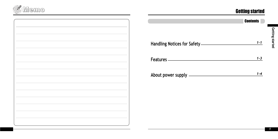 Getting started | iRiver IFP-900 User Manual | Page 4 / 46