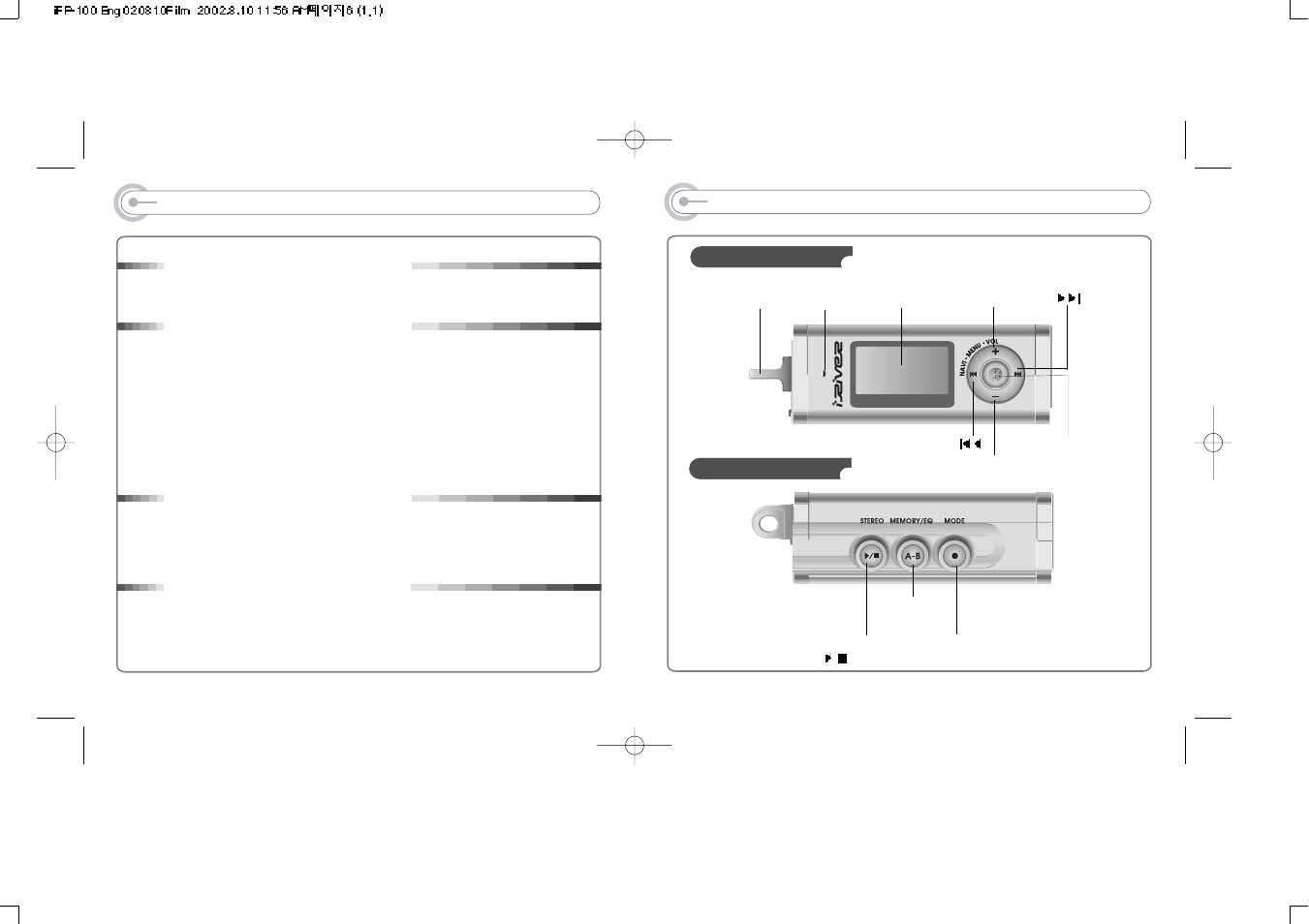 iRiver iFP-120 User Manual | Page 4 / 28