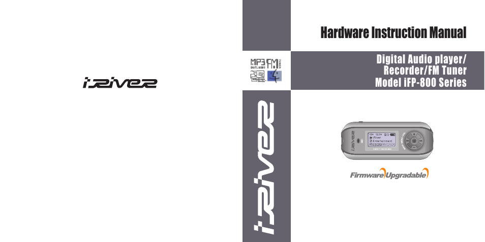 iRiver IFP-800 User Manual | 39 pages