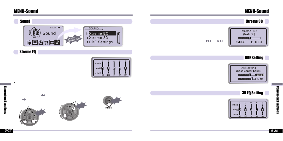 Menu-sound | iRiver IFP-800 User Manual | Page 34 / 39