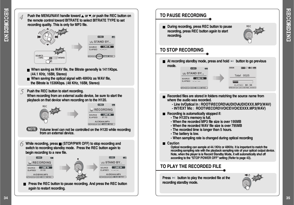 iRiver H120 User Manual | Page 19 / 30