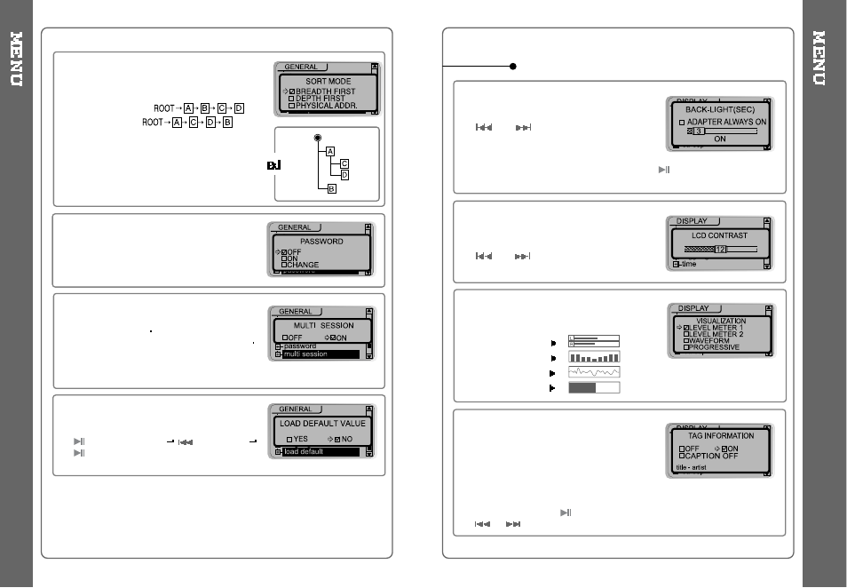 Display | iRiver Slim X iMP IMP-350 User Manual | Page 14 / 30