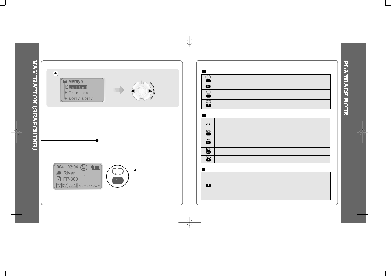 iRiver 1 IFP-300 User Manual | Page 25 / 36