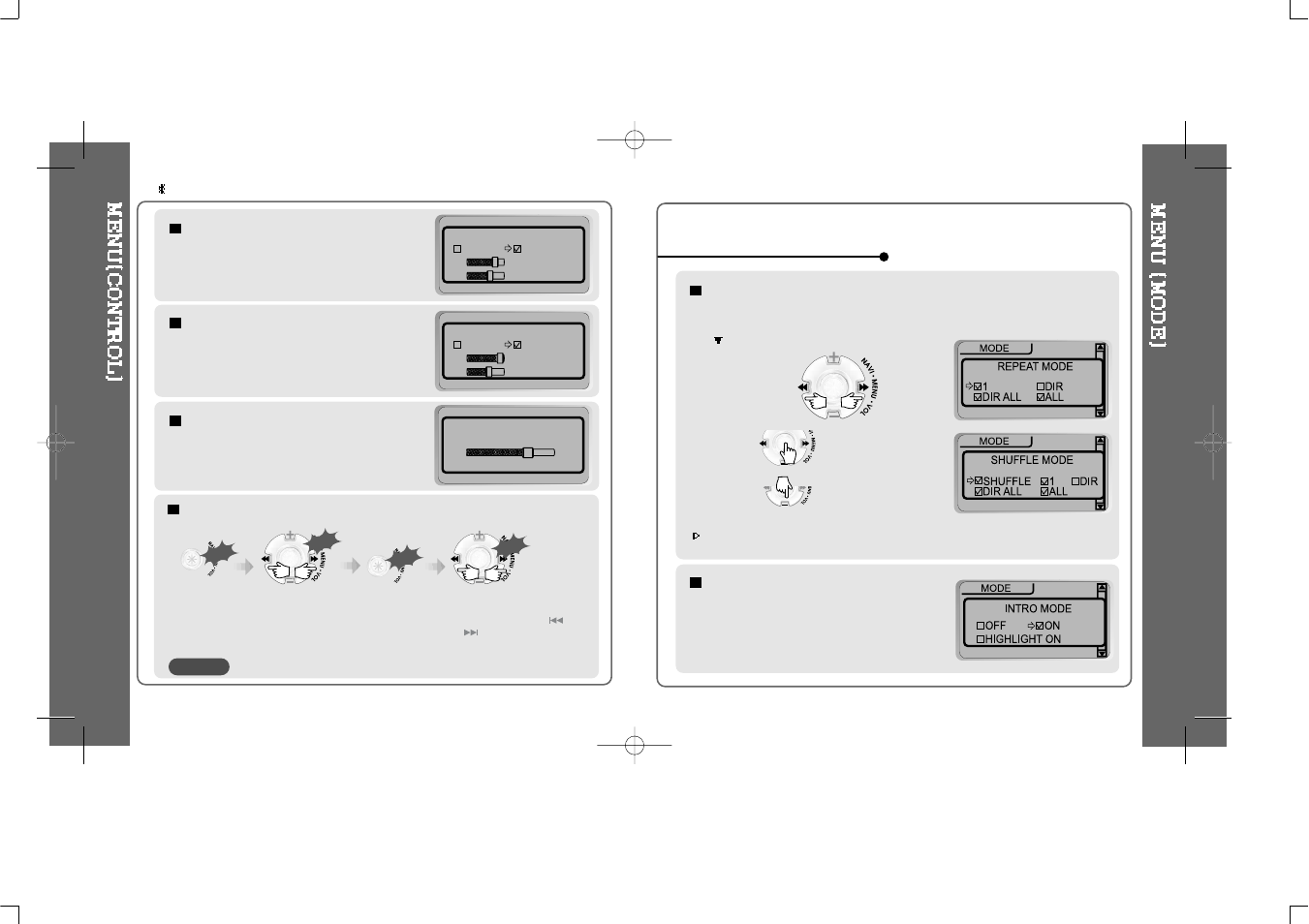 Mode (playback mode) | iRiver 1 IFP-300 User Manual | Page 32 / 36