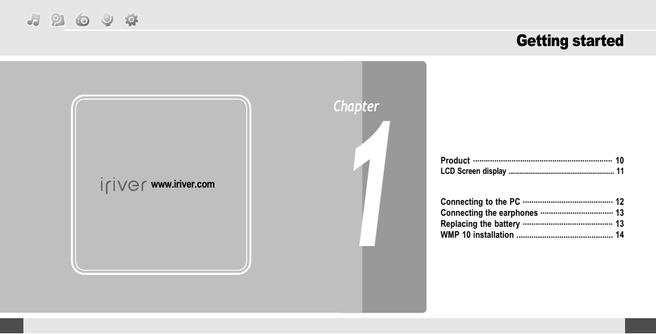 iRiver T10 User Manual | Page 5 / 35