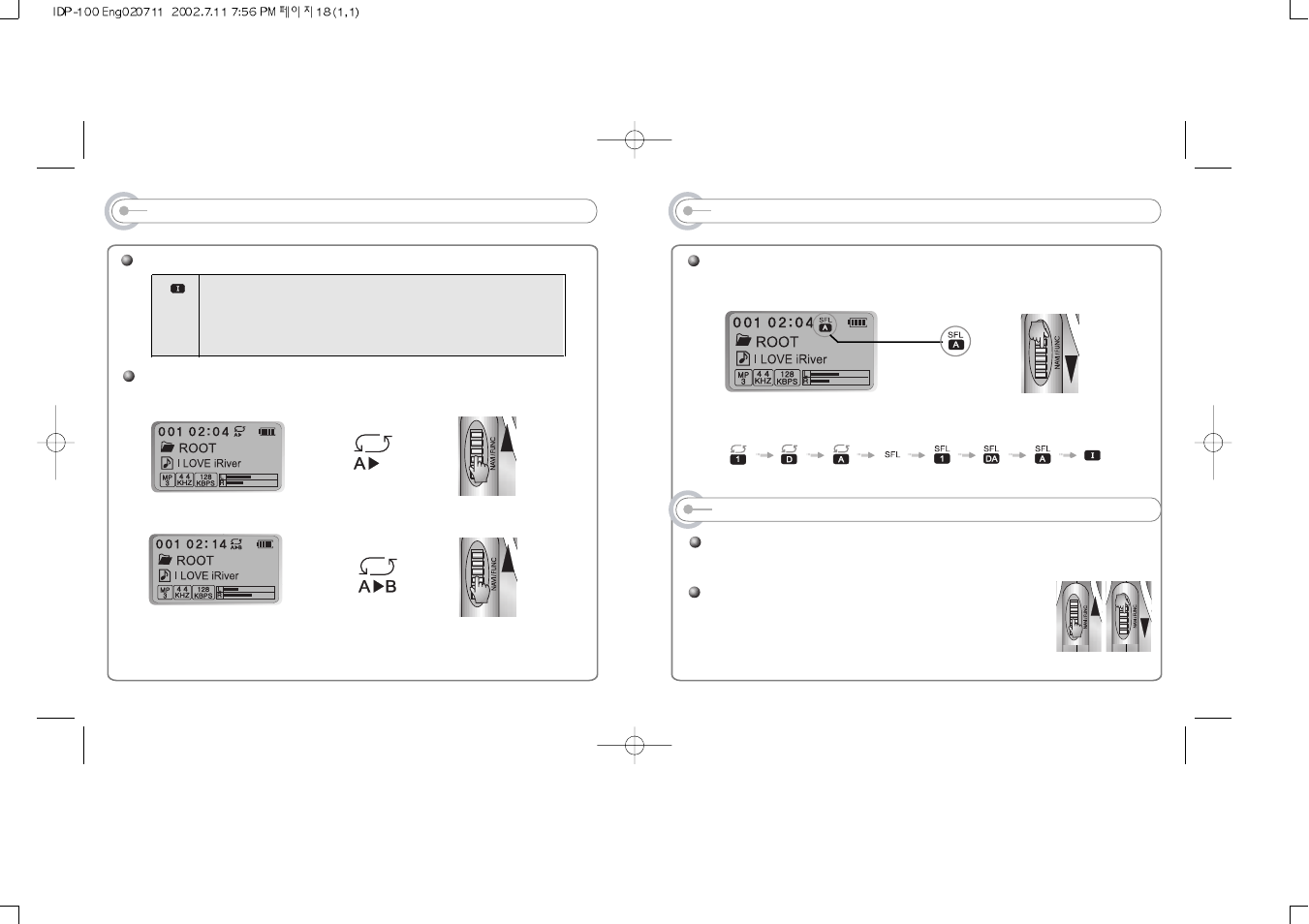 iRiver IDP-100 User Manual | Page 10 / 20