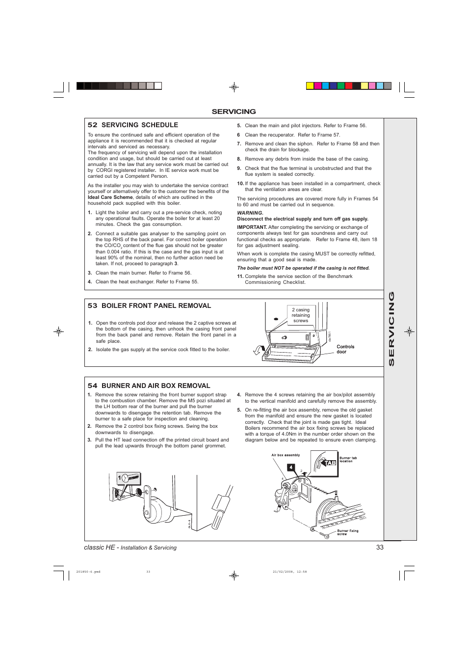 IDEAL INDUSTRIES CLASSIC HE18 User Manual | Page 33 / 52